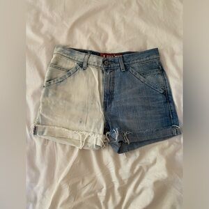 Levi’s Two-Tone Denim Women Shorts